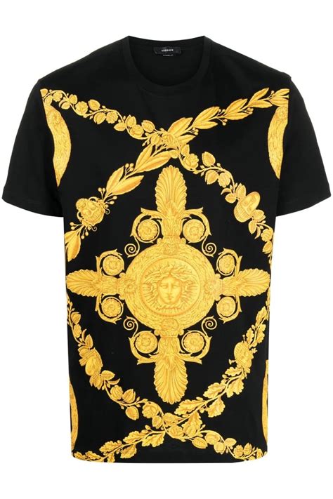 versace black shirts|Versace shirt black and gold.